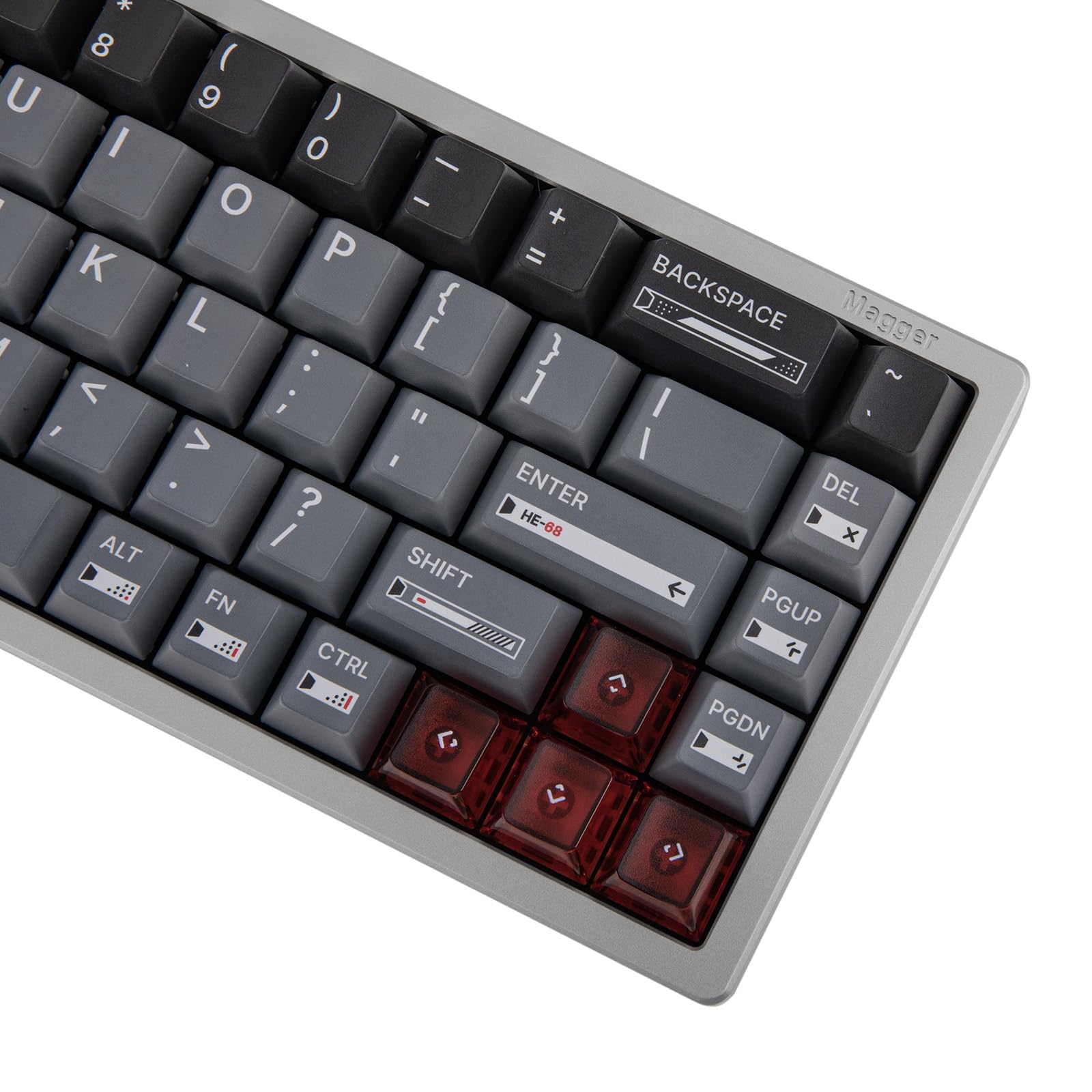 Amazon.com: MechLands Luminkey Magger 68 HE Wired Gaming Keyboard